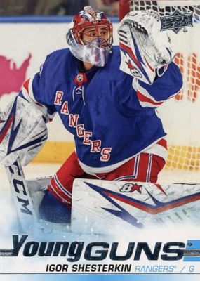 Igor Shesterkin - 2019-20 UD Update  hockey Young guns #528