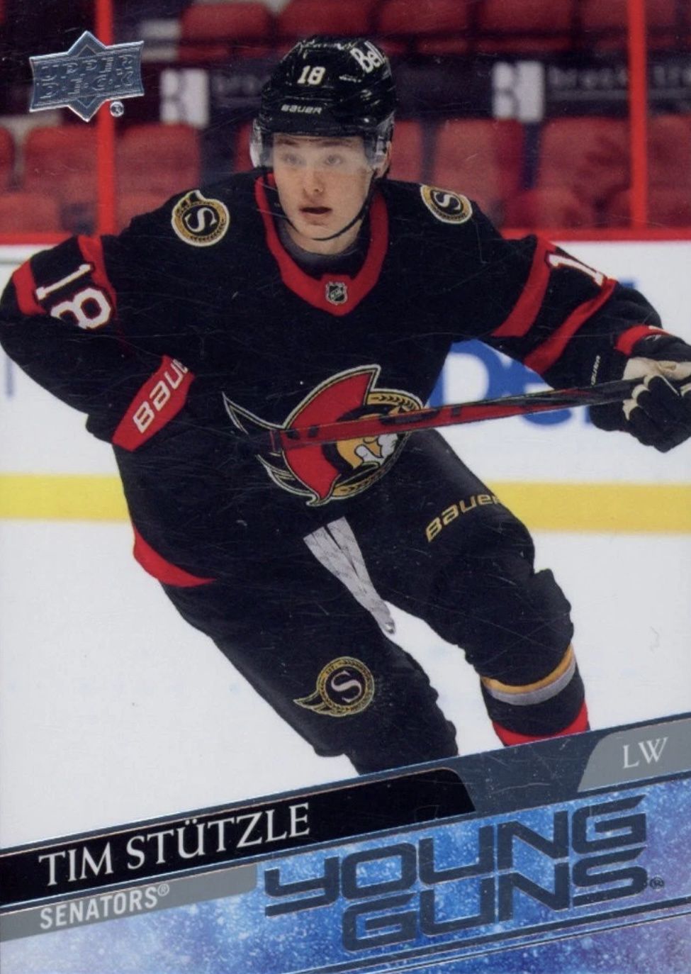 Tim Stutzle - 2020-21 UD Series two Young guns #482