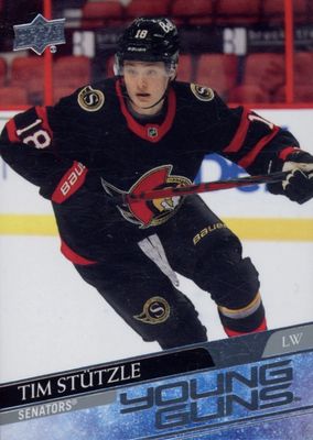 Tim Stutzle - 2020-21 UD Series two Young guns #482