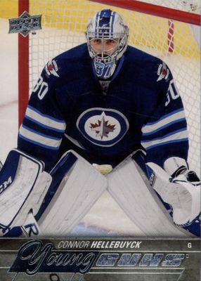 Connor Hellebuyck - 2015-16 UD Series one Young guns #214