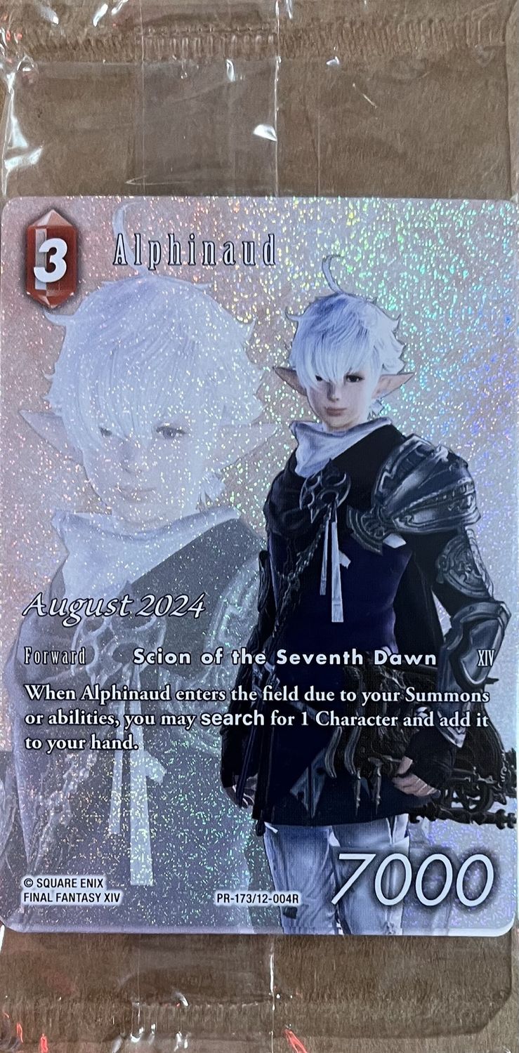 FINAL FANTASY TCG OP PACK AUGUST 2024