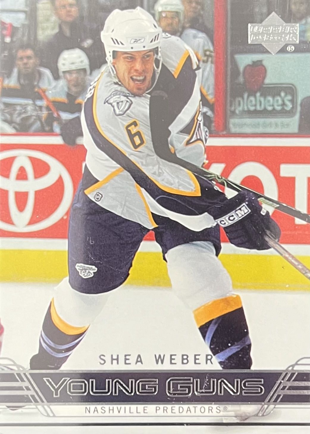 Shea Weber - 2006 Upper deck Young guns #222