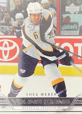 Shea Weber - 2006 Upper deck Young guns #222