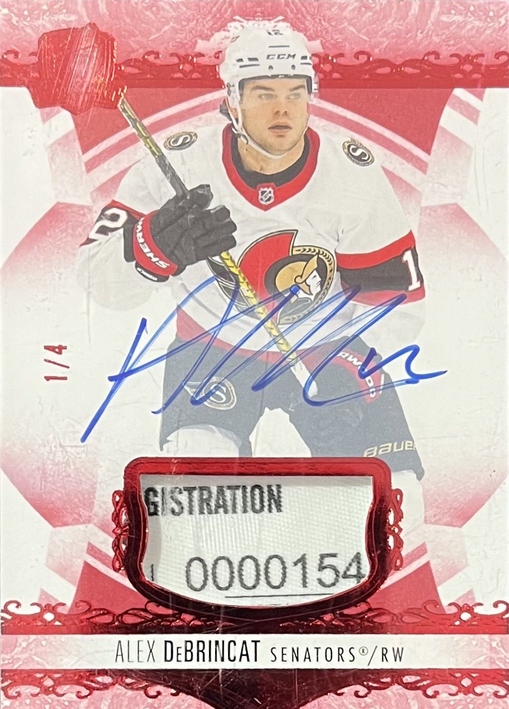 Alex DeBrincat - 2022-23 Upper deck The cup 1/4 (FIRST PRINT)
