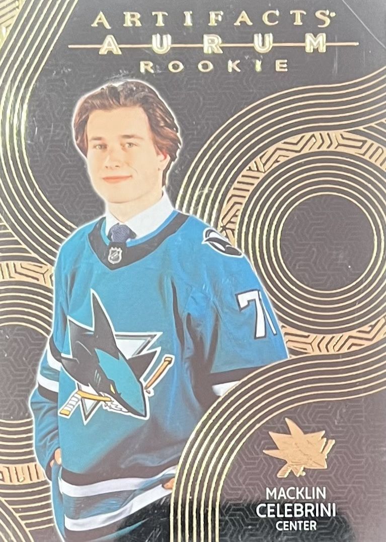 Masculin Celebrini - 2024-25 Upper deck Artifacts Aurum Rookie Bounty A-MC