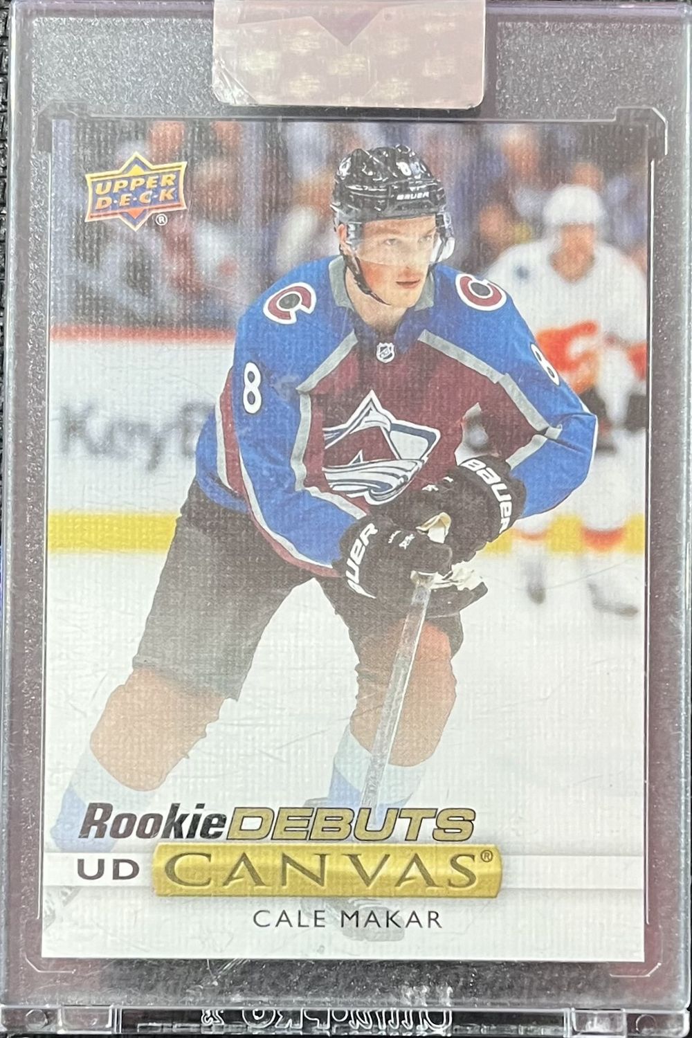 Cale Makar - 2019-20 Upper deck Clear cut Rookie debuts UD Canvas  CD-CM