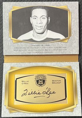 Willie O&#39;ree - 2022-23 Upper deck The cup Legend player plaques /25 PP-WO