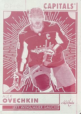 Alex Ovechkin - 2022-23 O-Pee-Chee Printing plate retro one-of-one #8