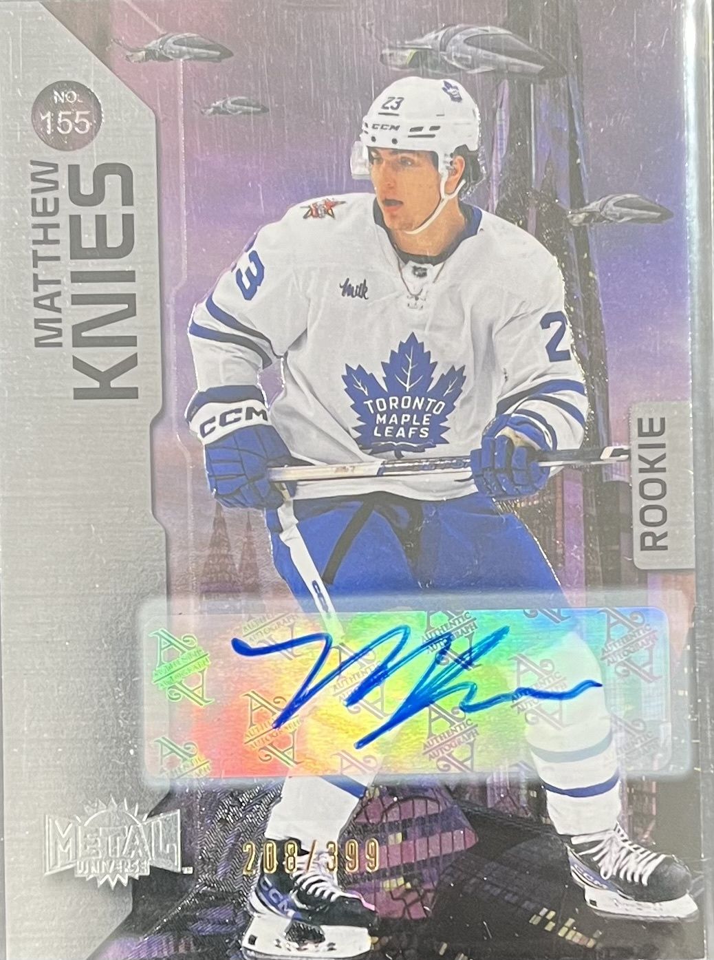Matthew Knies - 2023-24 Skybox Metal universe Rookie /399 #155