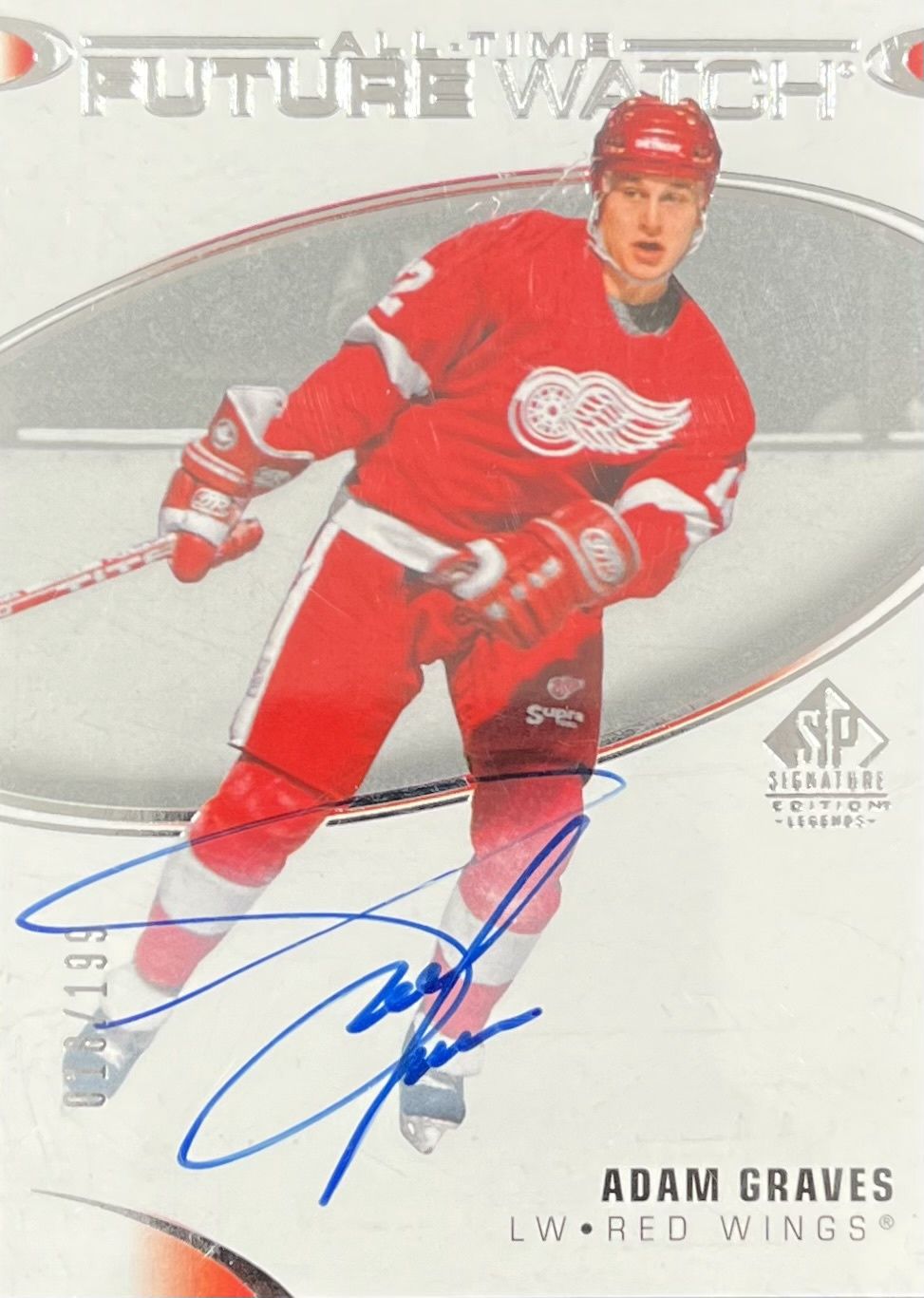 Adam Graves - 2020-21 Upper deck SP Signature edition legends All-time future watch /199 #377