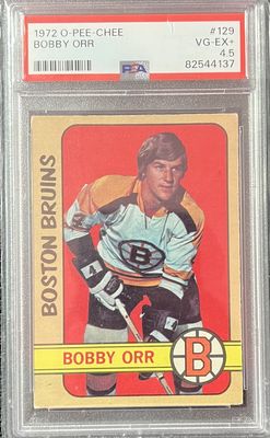 Bobby Orr - 1972 O-Pee-Chee #129 PSA 4.5