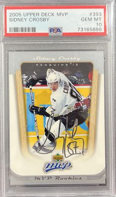 Sidney Crobsy - 2005-06 Upper deck MVP Rookie #393 PSA 10