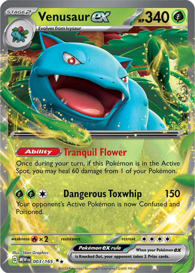 Venusaur EX - Scarlet &amp; Violet 151 003/165