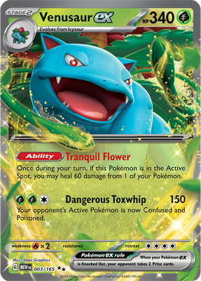 Venusaur EX - Scarlet &amp; Violet 151 003/165