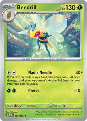Beedrill - Scarlet &amp; Violet 151 015/165