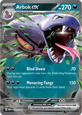 Arbok EX - Scarlet &amp; Violet 151 024/165