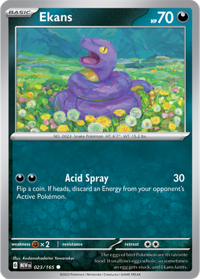 Ekans - Scarlet &amp; Violet 151 023/165
