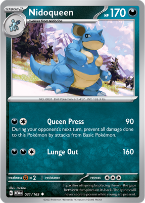 Nidoqueen - Scarlet &amp; Violet 151 031/165