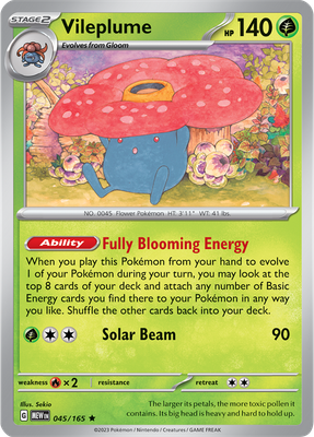 Vileplume - Scarlet &amp; Violet 151 045/165