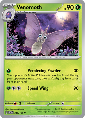Venomoth - Scarlet &amp; Violet 151 049/165