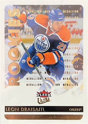 Leon Draisaitl - 2014 Fleer ultra Rookies Gold medallion #204
