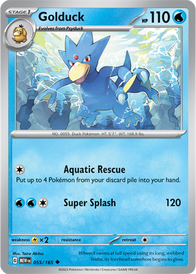 Golduck - Scarlet &amp; Violet 151 055/165