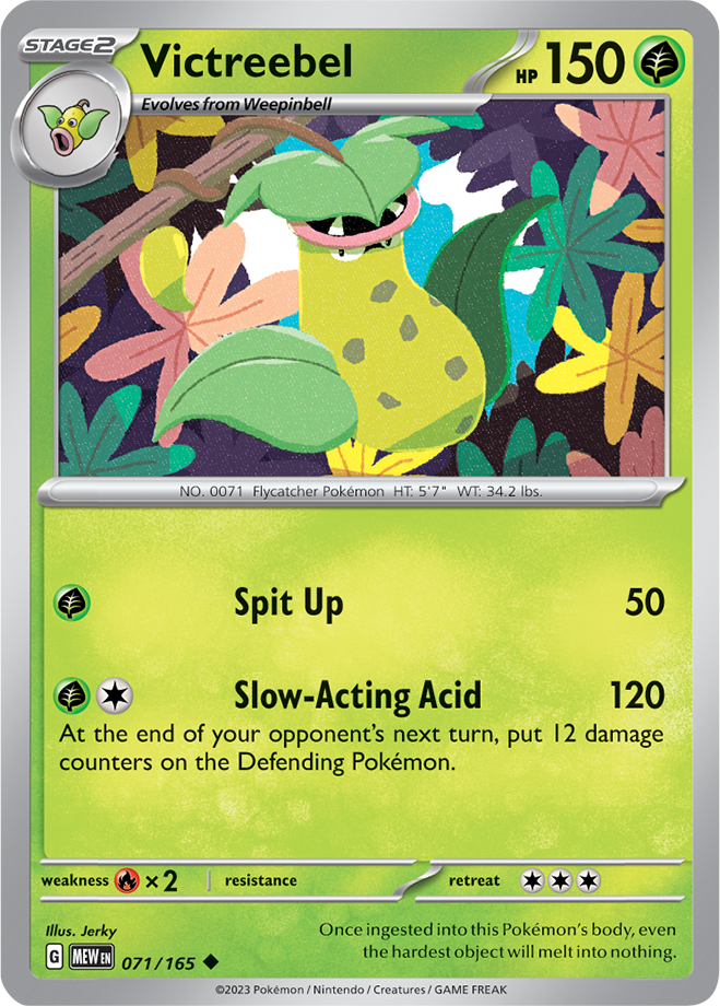 Victreebell -  Scarlet &amp; Violet 151 071/165, Fini: Unlimited