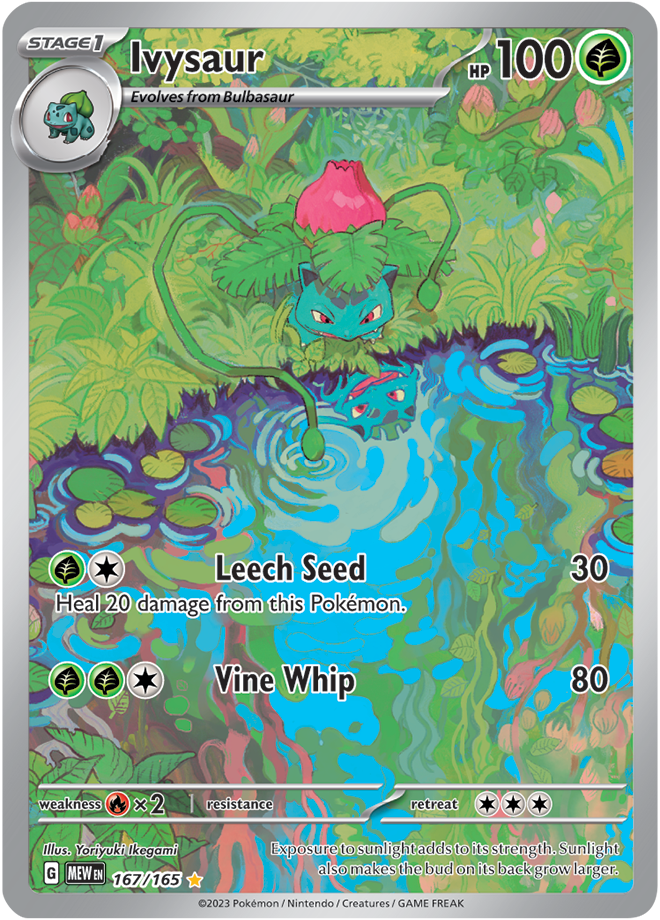 Ivysaur Full art - Scarlet &amp; Violet 151 167/165