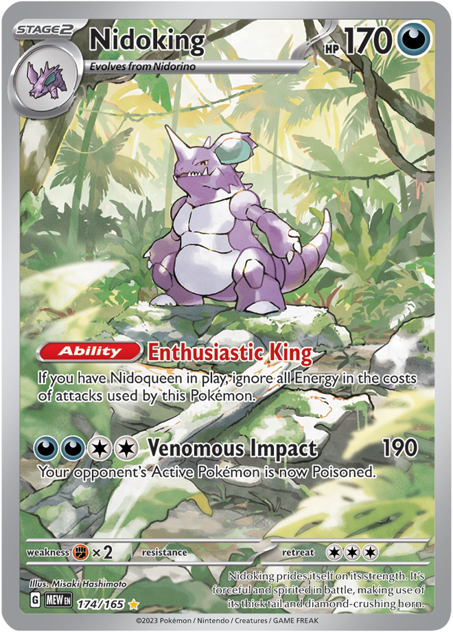 Nidoking - Scarlet &amp; Violet 151 174/165