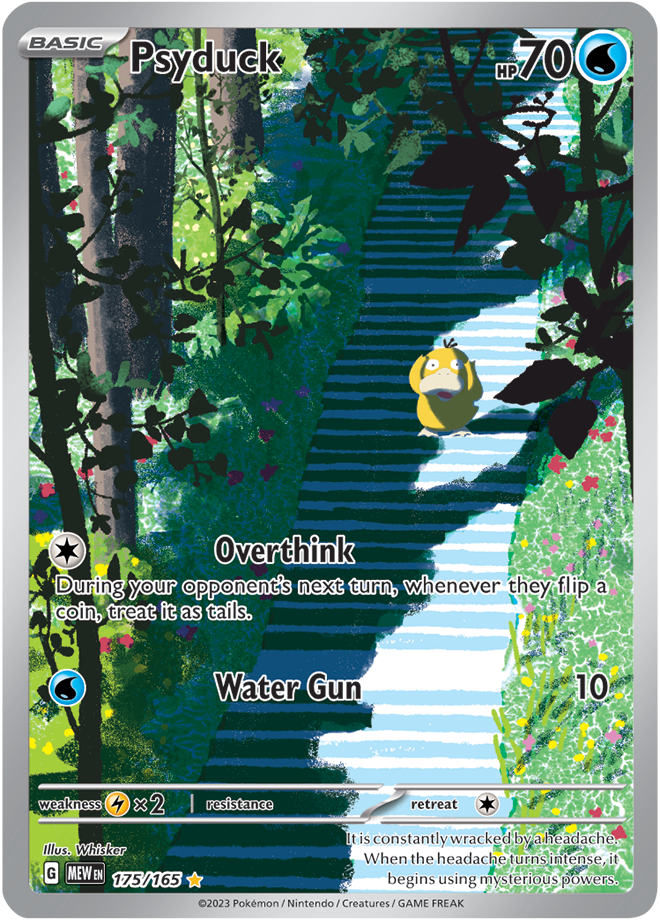 Psyduck Full art - Scarlet &amp; Violet 151 175/165