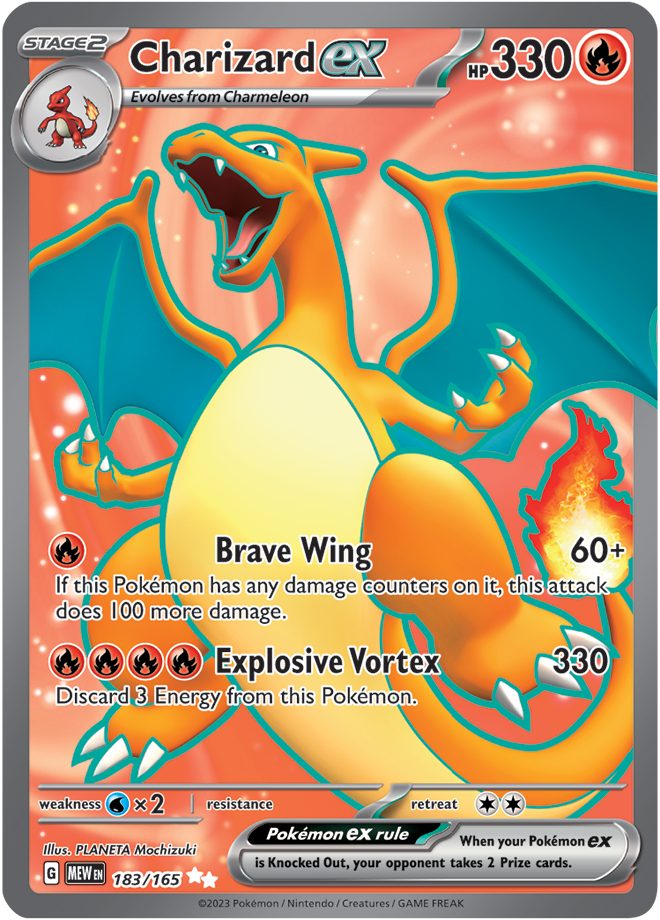 Charizard EX - Scarlet &amp; Violet 151 183/165