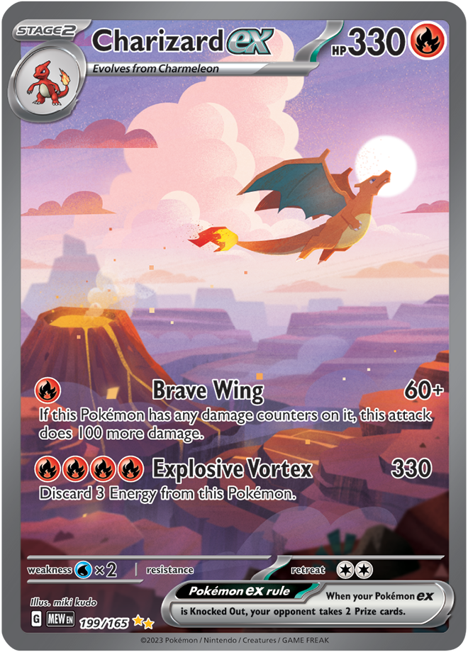 Charizard EX  - Scarlet &amp; Violet 151 199/165