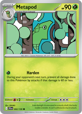 Metapod - Scarlet &amp; Violet Journey together 002/159