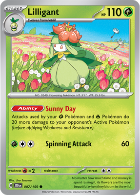 Lilligant - Scarlet &amp; Violet Journey together 007/159