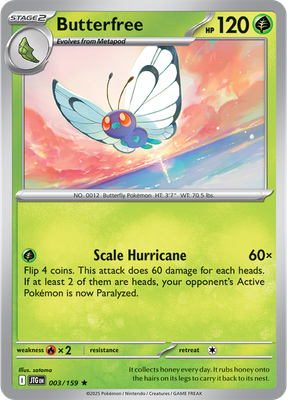 Butterfree - Scarlet &amp; Violet Journey together 003/159