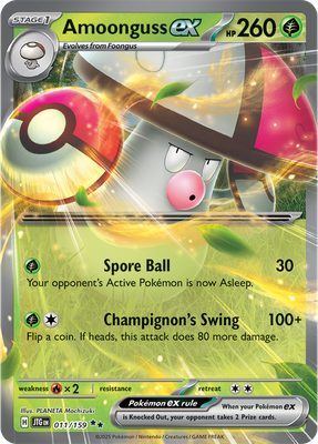 Amoonguss EX - Scarlet &amp; Violet Journey together 011/159