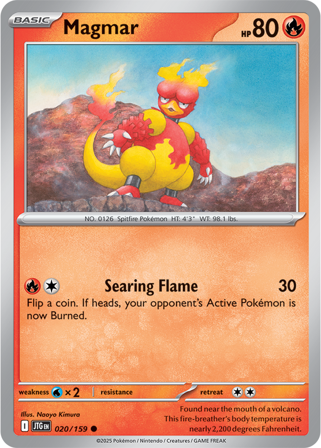 Magmar - Scarlet &amp; Violet Journey together 020/159