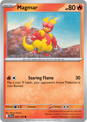 Magmar - Scarlet &amp; Violet Journey together 020/159