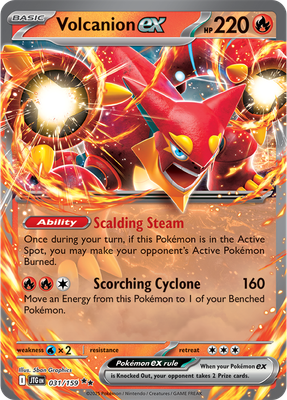 Volcanion EX - Scarlet &amp; Violet Journey together 031/159