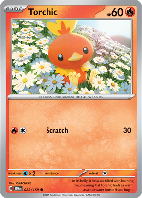 Torchic - Scarlet &amp; Violet Journey together 022/159