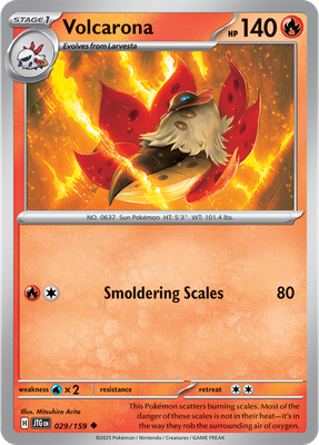 Volcarona - Scarlet &amp; Violet Journey together 029/159