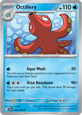 Octillery - Scarlet &amp; Violet Journey together 034/159