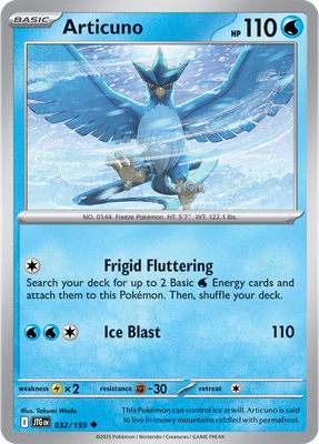 Articuno - Scarlet &amp; Violet Journey together 032/159