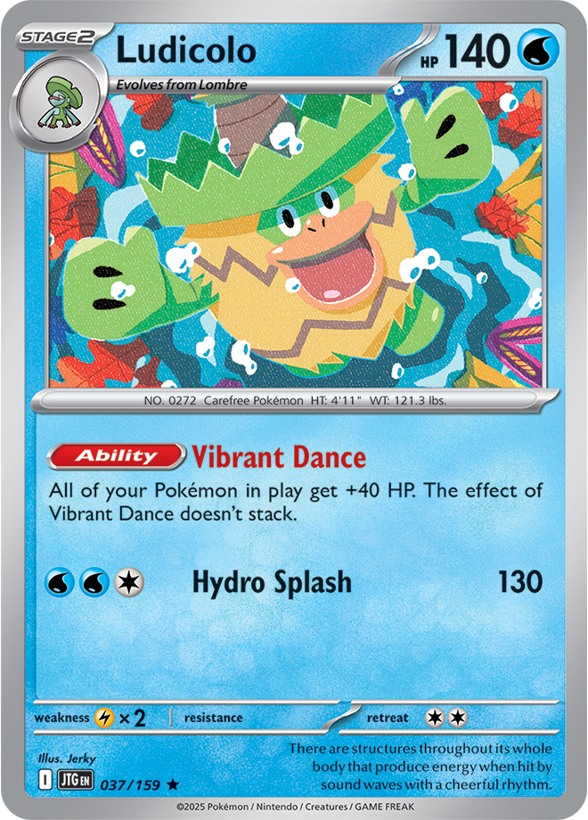 Ludicolo - Scarlet &amp; Violet Journey together 037/159