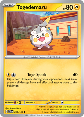 Togedemaru - Scarlet &amp; Violet Journey together 050/159
