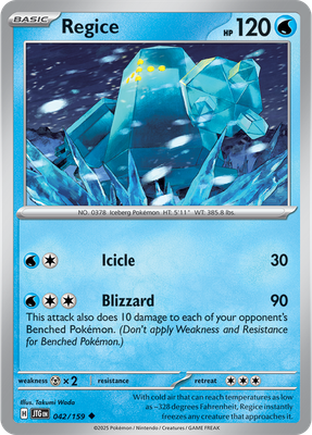 Regice - Scarlet &amp; Violet Journey together 042/159