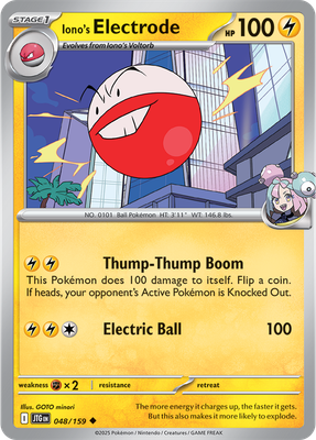 Iono&#39;s Electrode - Scarlet &amp; Violet Journey together 048/159