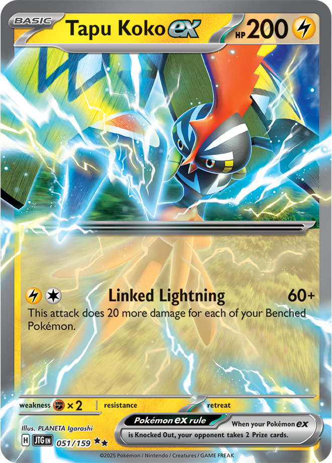 Tapu Koko EX - Scarlet &amp; Violet Journey together 051/159