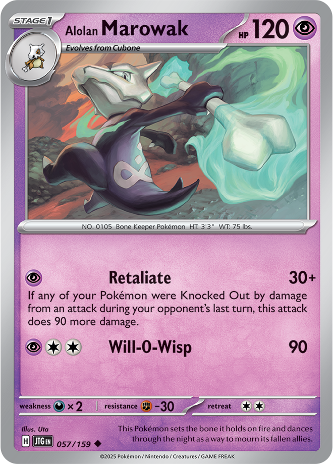 Alolan Marowak - Scarlet &amp; Violet Journey together 057/159