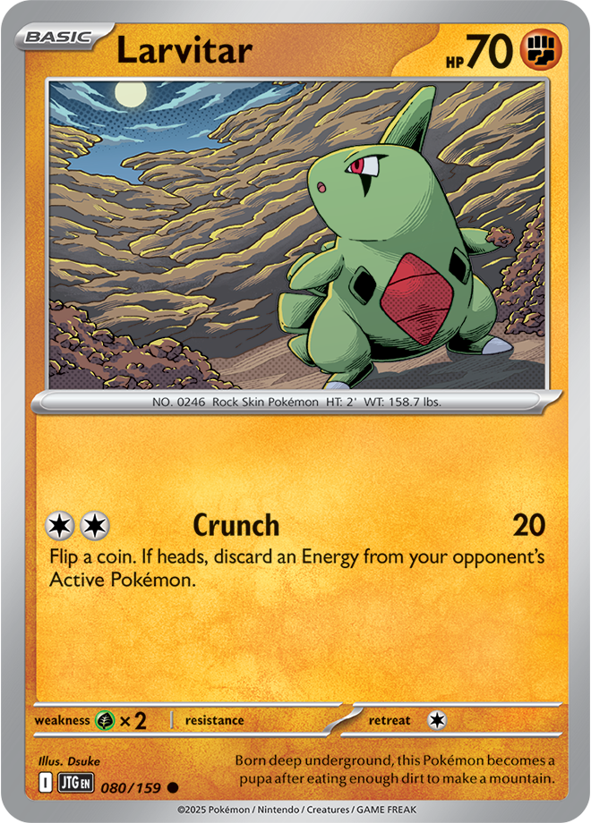 Larvitar - Scarlet &amp; Violet Journey together 080/159